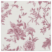 Delicate Roze Botanische Toile