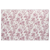 Delicate Roze Botanische Toile Stof (Fat Quarter)