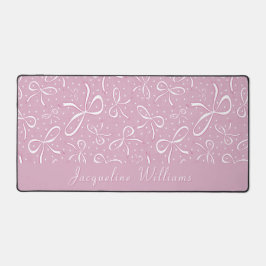 Delicate Roze Coquette Bows Bureaumat