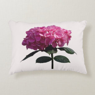 Delicate Roze Hortensia Accent Kussen