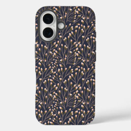Delicate Roze Knoppen aan Bruine Takken iPhone 16 Hoesje