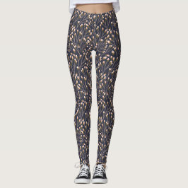 Delicate Roze Knoppen aan Bruine Takken Leggings