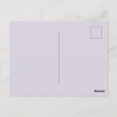 Delicate Roze Paarse Aquarel Bloemachtige Verjaard Briefkaart (Achterkant)