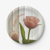 Delicate roze pasta's Fotografisch pap Papieren Bordje (Voorkant)