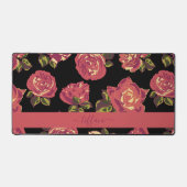 Delicate roze rozen in bloei bureaumat (Voorkant)