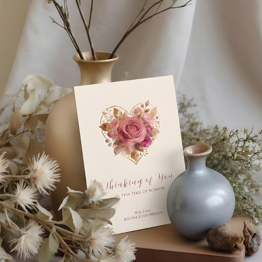 Delicate Roze Tinten Bloemhart Medeleven