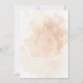 Delicate Roze Tinten Glitter Glas Effect Roos Kaart (Achterkant)