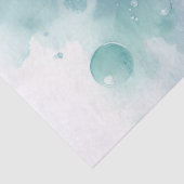 Delicate roze Waterverf kwallen decoupage Tissuepapier (Detail)