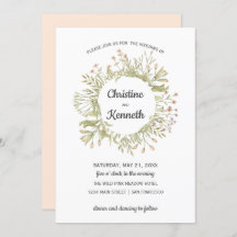 Delicate roze wilde bloemen met botanische bruilof