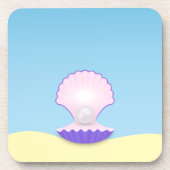Delicate Seashell Drankjes Onderzetter (Voorkant)
