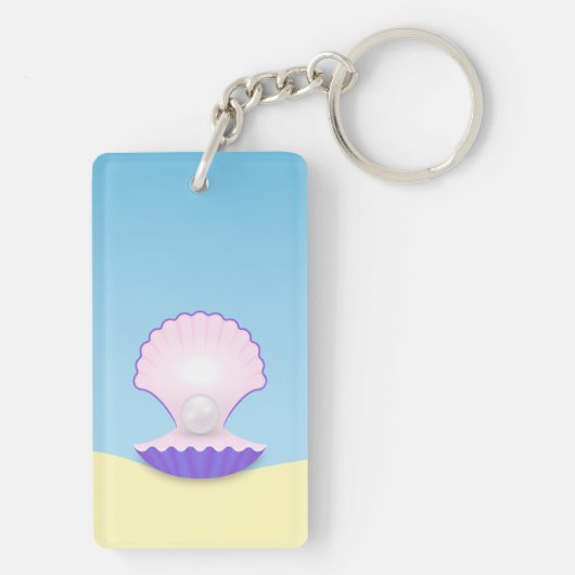 Delicate Seashell Sleutelhanger (achterkant)