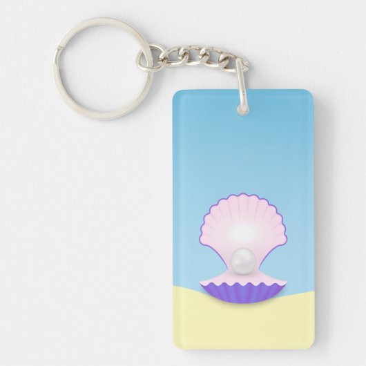 Delicate Seashell Sleutelhanger (Voorkant)