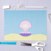 Delicate Seashell Tissuepapier (Craft)