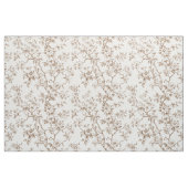 Delicate Sepia Bloemtakken Stof (Fat Quarter)