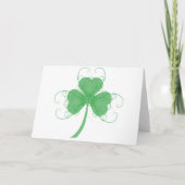 Delicate Shamrock Kaart (Voorkant)