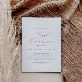 Delicate Silver Calligraphy First Community Kaart