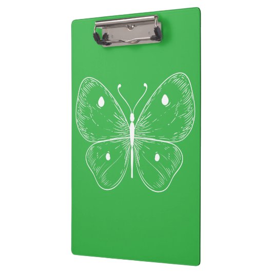 Delicate Sketch Butterfly Klembord (Links)