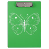 Delicate Sketch Butterfly Klembord (Voorkant)