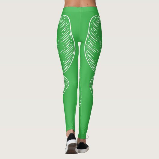 Delicate Sketch Butterfly Leggings (Achterkant)