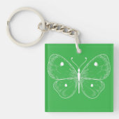 Delicate Sketch Butterfly Sleutelhanger (voorkant)