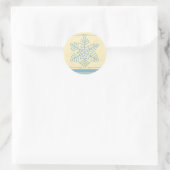 Delicate Snowflake Kerst stickers (Tas)