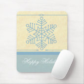 Delicate Snowflake Kerstmis Mousepad Muismat (Met muis)