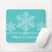 Delicate Snowflakes Kerstmis Mousepad Muismat (Met muis)
