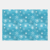 Delicate Snowflakes Patroon Inpakpapier Vel (Voorkant 2)