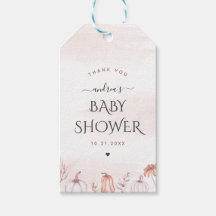 Delicate Soft Pink Herfst Pumpkin Heart Baby showe