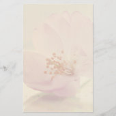 Delicate Soft roze Cherry Blossom Flower Briefpapier (Voorkant)