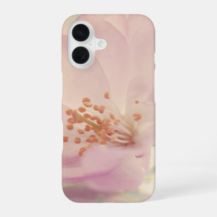 Delicate Soft roze Cherry Blossom Flower iPhone 16 Hoesje
