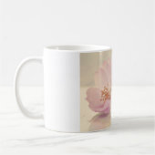 Delicate Soft roze Cherry Blossom Flower Koffiemok (Links)