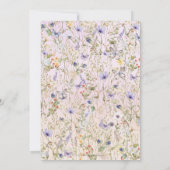 Delicate Soft Wildflower Butterflies Baby in Bloei Kaart (Achterkant)