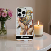 Delicate Sparrow Design iPhone Hoesje