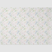 Delicate Spring Bird Custom - Floral Wrapping Tissuepapier (Voorkant)