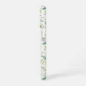 Delicate Spring Green Botanical Patroon iPhone 16 Hoesje (Linkerkant)