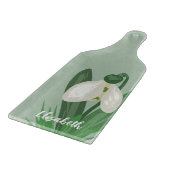 Delicate Spring Snowdrop Flower  Snijplank (Hoek)