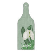 Delicate Spring Snowdrop Flower  Snijplank (Voorkant)