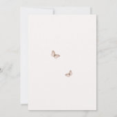 Delicate Springtime Pastel Paasbrunch Kaart (Achterkant)