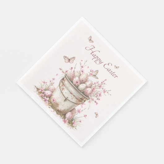  Delicate Springtime Pastel Paasbrunch Servet (Hoek)