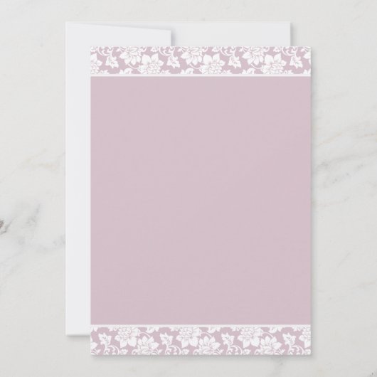 Delicate Stargazer Lelie Trouw Uitnodiging Set (Achterkant)