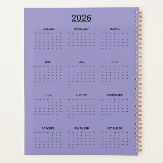 Delicate Still Life  Planner (Achterkant)