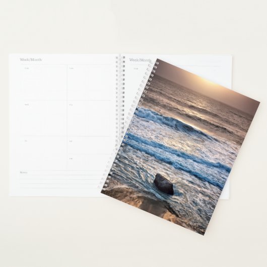 Delicate strand zonsondergang planner (Display)