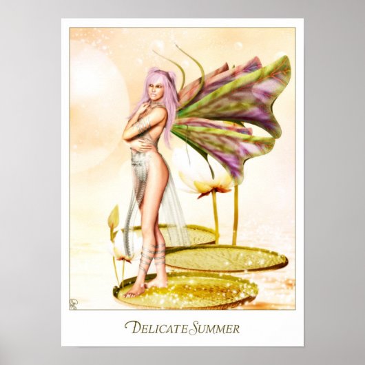 Delicate Summer Faerie Poster (Voorkant)