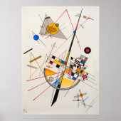 Delicate Tension (1923) by Wassily Kandinsky Poster (Voorkant)