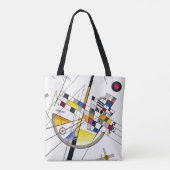 Delicate Tension #85 - Wassily Kandinsky Kunst Tote Bag (Achterkant)