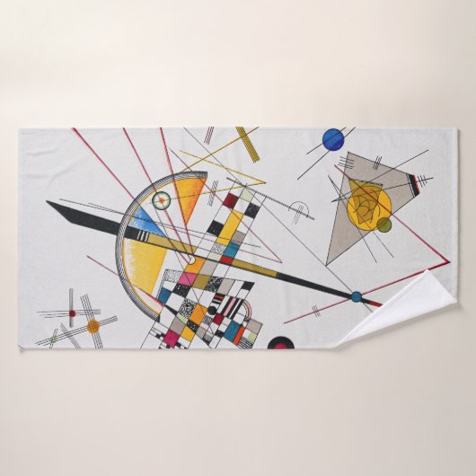 Delicate Tension No.85, Wassily Kandinsky Badhanddoek (Badhanddoek)