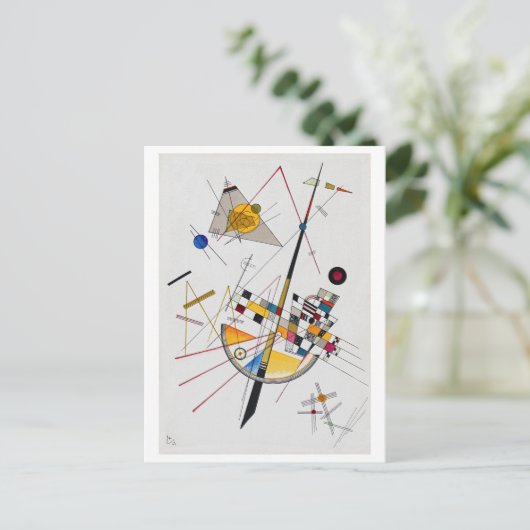 Delicate Tension No.85, Wassily Kandinsky Briefkaart (Staand voorkant)