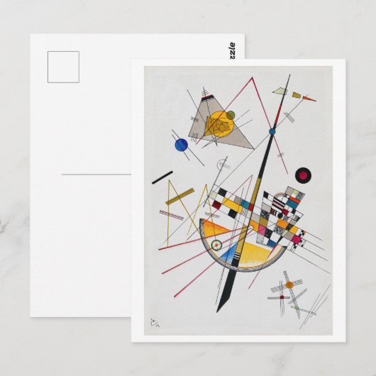 Delicate Tension No.85, Wassily Kandinsky Briefkaart (Voorkant / Achterkant)