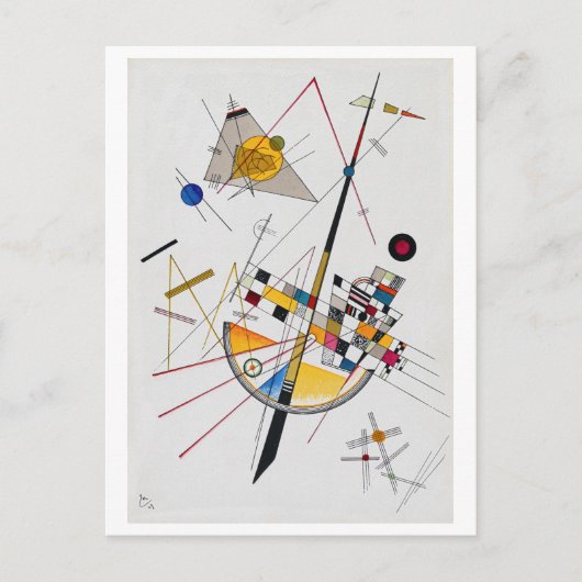 Delicate Tension No.85, Wassily Kandinsky Briefkaart (Voorkant)